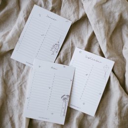 Desk calendar birthdays flower girls (PU = 10 pieces)