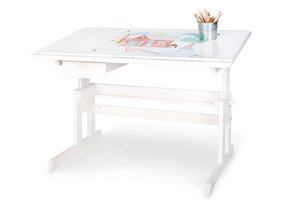 Kinderen bureau "Lena", wit geglazuurd
