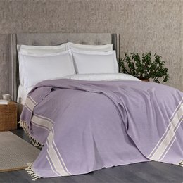 Lineaire katoenen deken | Sprei