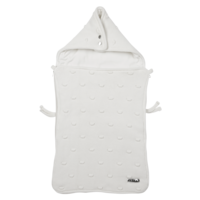 Footmuff Club Velvet offwhite 40x82cm