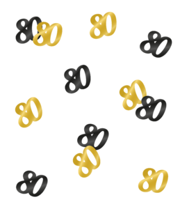 Classy party table confetti - 80