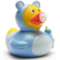 Baby Quietscheente Junge-Gummiente