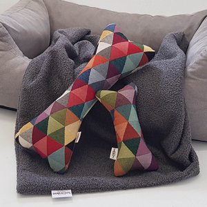 Plüschknochen Harlekin