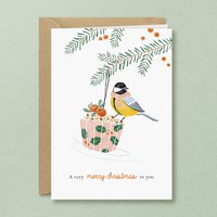 Weihnachtskarte | Kohlmeise | Vögel