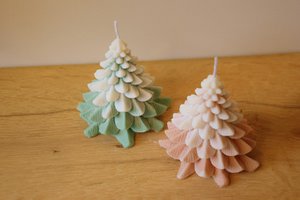 Weihnachtsbaumkerze (parfümiert oder nicht parfümiert)