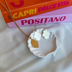 Calliope - Gold plated steel necklace