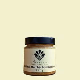 100% Sardinian raw honey, natural, 250g. Mediterranean bush honey.