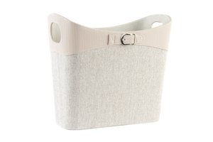 LINNEN TIJDSCHRIFTREK 39X21X34 BEIGE GESP LD185975