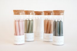 Let's Sparkle & Shine – 8 Minikerzen in einer Glasröhre