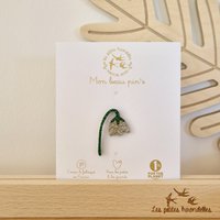 Glitter pin - Lily of the valley