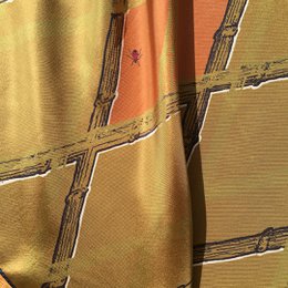 BAMBOO Silketørklæde 90cm Khaki