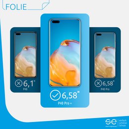 2x se® 3D película protectora Huawei P40 Pro Plus