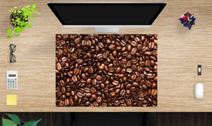 Kaffeebohnen - Schreibtischunterlage 70 x 50 cm