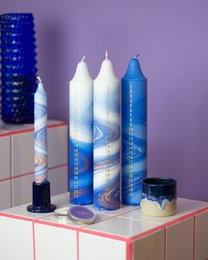 Advent Candle Cobalt Blue, Christmas Calendar