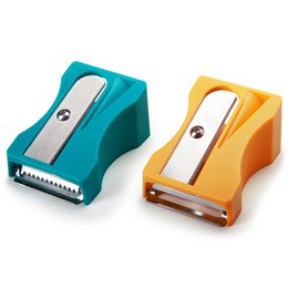 Vegetable peeler, cutter, and julienne blade in teal and orange colors. Includes sliced vegetables like carrots, zucchini, and green onions on a wooden cutting board.