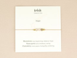 Armband rock, Hope, zilver en goud