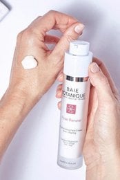 Rose-infused face cream in 50ml and 10g sizes, designed to renew and revitalize skin.