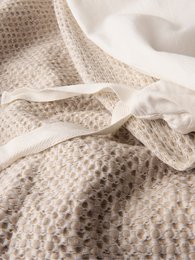 Set copripiumino lavato waffle | 2 colori