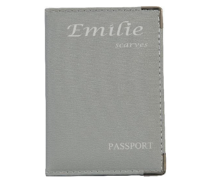 Passport cover gray