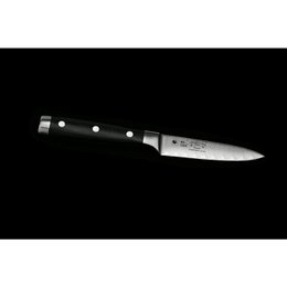 KATAHIRO ZEN 3-delt damask kokkekniv sæt - kokkekniv, santoku kniv, skærekniv med bambus magnetisk knivholder