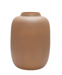  Matte sand-colored vase with a cylindrical shape and varying sizes.