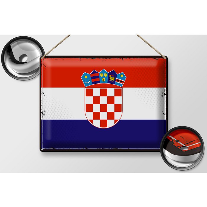 AhfuLife 1pcs Bandiera Croazia, 150×90 cm Bandiera Croazia, Doppio Lato con Occhielli in Ottone, per Coppa del Mondo, Campionato Europeo, Eventi di Calcio, Giardini Esterni e Festa
