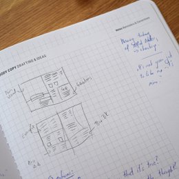 Journalist-Briefpapier-Notizbuch