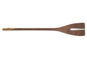 Holzkochschaufel mit dünnem Griff