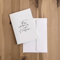 Für immer im Herzen / Klappkarte