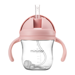 Trinkhalmflasche Tritan 220ml Rose