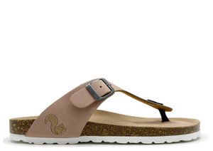 thies 1856 ® Eco Bio Thong Sandal vegan rose
