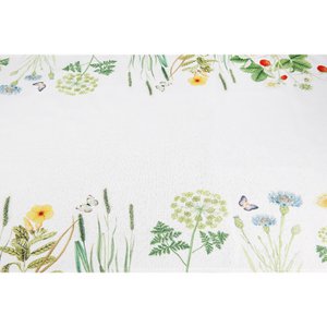 Rechthoekige tafelloper Wild Flowers H.140 cm