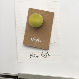 Boite de 3 petites boules magnétiques en bois - vert/bleu canard/bleu nuit