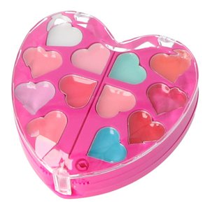 Children's Makeup - Heart Case - Lipstick and Shadow