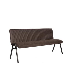 Schmidt Esszimmer Bank Matz - Anthrazit - Mikrofaser - 175 cm