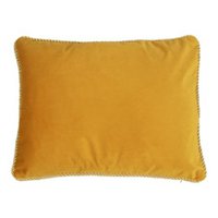 half kussen fluweel goud honing 35x45cm