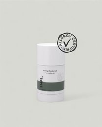  Caring Deodorant, a natural deodorant made with essential oils and mineral salts, providing long-lasting odor protection.