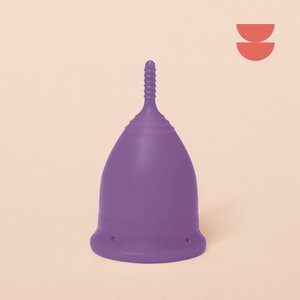 divine menstrual cup I Soft l Royal Purple l size S