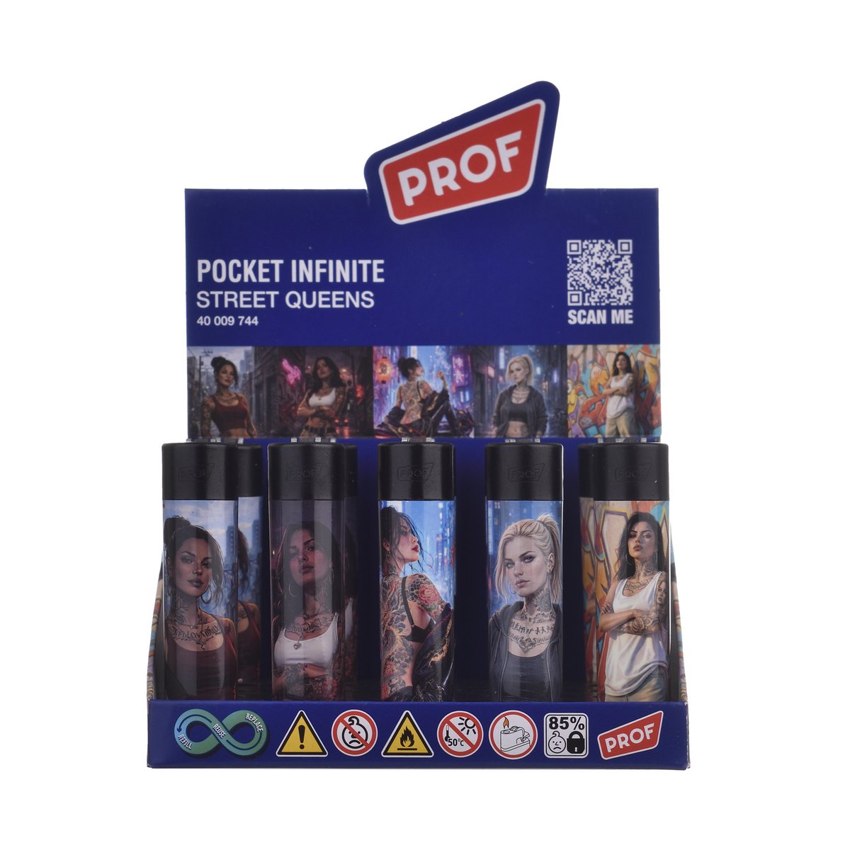 Briquet PROF Rechargeable à Pierre Street Queens