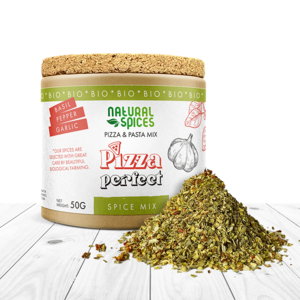 Pizza en Pasta Kruidenmix – Zoutvrij Biologisch – 50g Potje – Natural Spices