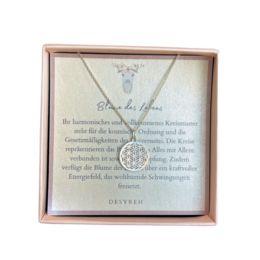 Kette Blume des Lebens 925