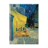 Koelkastmagneet XL, Van Gogh, Terras van een café bij nacht