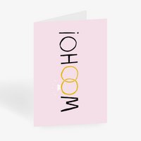 Grußkarte / Wooho