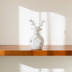 Weihnachtsrentier aus Keramik