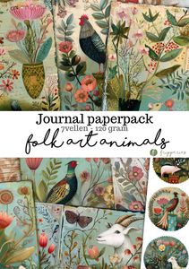 Folk Art Animals | Journal Paperpack Fripperies