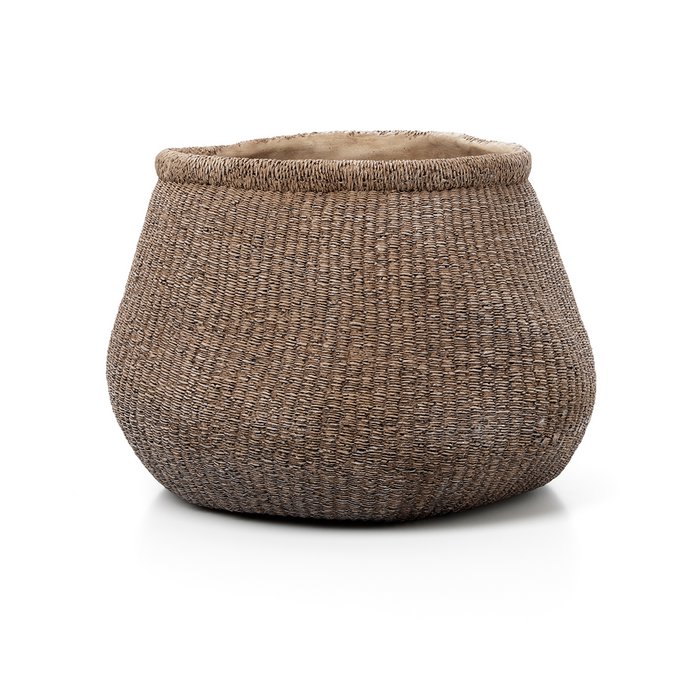 De Faux-Puff Planter - Bruin - XL