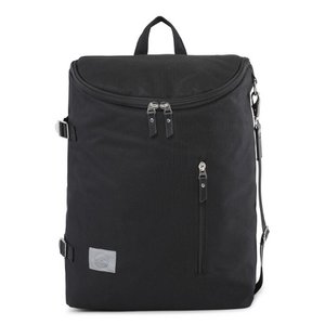 Schwarz ♻️ Wickeltasche aus recyceltem Polyester