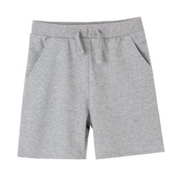  Basic gray boys' shorts, available in black, dark gray, and gray.