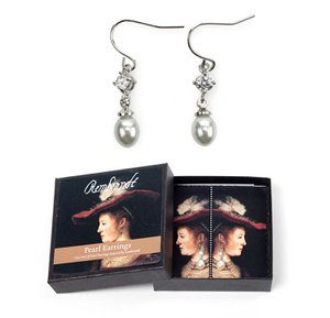 Pearl earrings, Saskia, Rembrandt