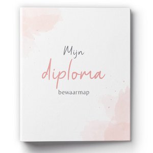 Fyllbooks Mein Diplom-Aufbewahrungsordner A4 – Aquarellrosa